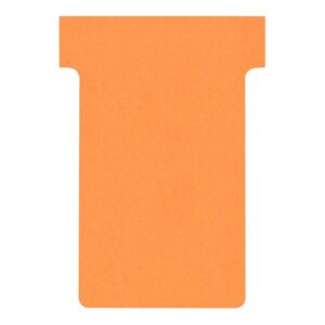 Fiches en T indice 2 / 60 mm orange - Lot de 100 9