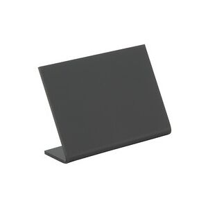 Securit Ardoise de table L-SHAPE, A8, noir - Lot de 2