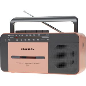 Crosley Lecteur de cassettes vintage rose gris Rose 24x12x9cm