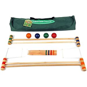 Traditional Garden Games Set de croquet familial en bois