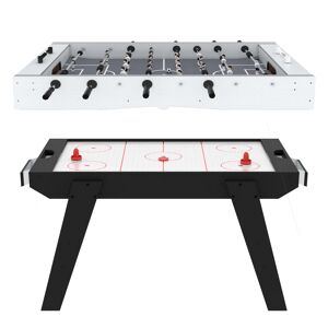 Rendez-Vous Deco Table multi-jeux 2en1 Blanc 137x89x75cm