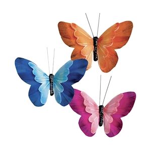 MONDO DECO Deco Papillons Vénus Les Papillons Coloris Aléatoires Hauteur : 7 cm L. 10 cm x 240 Mondo Déco