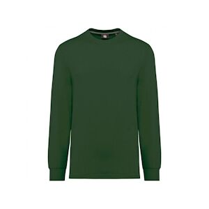 WK Designed To Work WK - Tee-shirt écoresponsable manches longues mixte Vert Foncé Taille 3XLXXXL