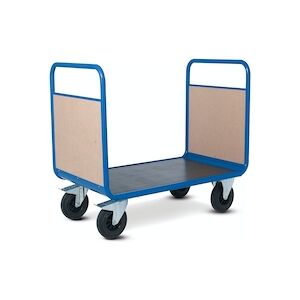 Provost Chariot manutention avec 2 dossiers bois charge 500kg - 80 x 120 x 100cm