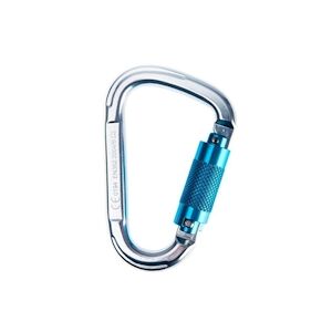 Portwest - Mousqueton en aluminium Twist Lock Gris Acier Taille Unique
