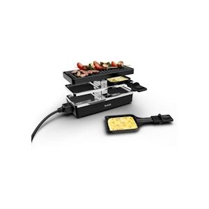 Tefal Appareil a Raclette TEFAL et grill, 2 personnes, Modulable, Prise intégrée pour brancher d'autres appareils, Plug & Share RE23 usage non-intensif Tef