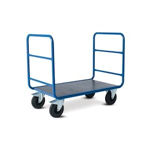 Provost Chariot manutention avec 2 dossiers tubulaires charge 500kg - 70 x 100 x 100cm