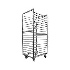 MATERIEL CHR PRO Chariot de Stockage Inox 800x600mm Inox660 800x1851mm