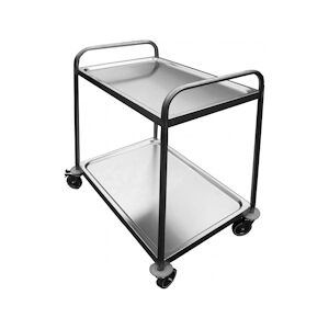 MATERIEL CHR PRO Chariot CHR Inox avec 4 roues Inox 800x580x960mm