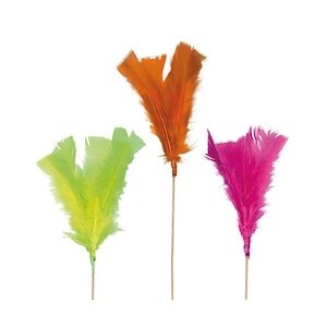 MONDO DECO Plume Sur Pique Plume Les Plumes Coloris Aléatoires Hauteur : 14 cm x 320 Mondo Déco