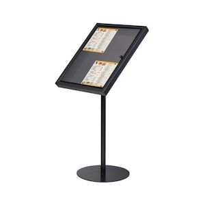 Porte menu 4A4 couleur noir mat 4 - M&T; DISPLAYS