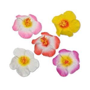 MONDO DECO Broches Fleurs Hibiscus Tissu Les Broches Et Pinces Coloris Aléatoires Diamètre : 10 cm x 300 Mondo Déco