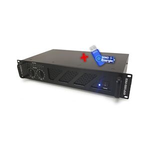 Ibiza Sound AMP1000-MKII - IBIZA - Amplificateur de sonorisateur professionnel de 2x800W + Clé USB 32G