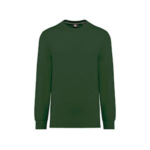 WK Designed To Work WK - Tee-shirt écoresponsable manches longues mixte Vert Foncé Taille XSXS