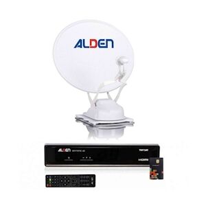 Alden Onelight Evo Parabole Satellite Automatique 60cm + Récepteur Satellite Satmatic Hd Tntsat Usage Non Intensif Alden