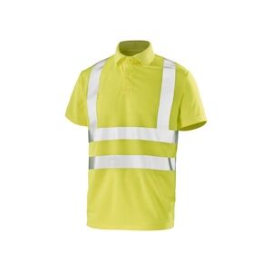 Cepovett - Polo manches courtes Fluo Base 2 Jaune Taille SS