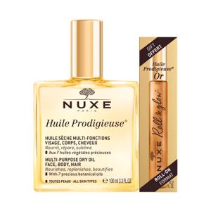 Nuxe Set Huile Prodigieuse + Huile Prodigieuse Or Roll-On