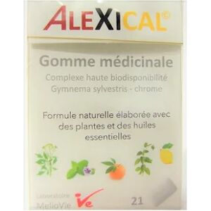 Alexical Gomme Medicinale Minceur 21uts