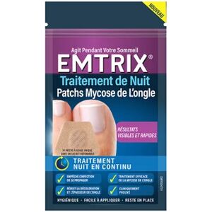 Emtrix Patch Nuit Mycose Ongles 14uts