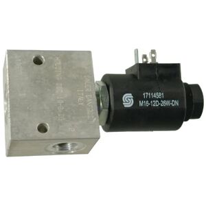 Valve monodirectionnelle 1/2'' 80L/min NO à commande électrique 12V Dansfoss