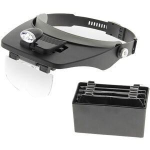 Apiculture.net - Materiel apicole francais Bandeau-loupe a led (avec 4 lentilles)