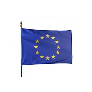 Axess Industries drapeau européen sur hampe   dim. drapeau lxl 90 x 60 cm   modèle maille...