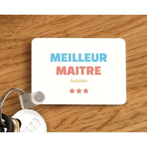 Cadeaux.com Porte-clef a personnaliser - Meilleur Maitre