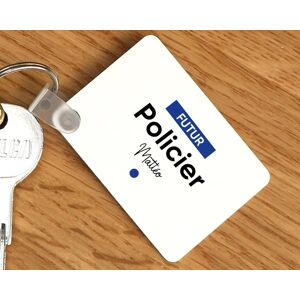 Cadeaux.com Porte-clef personnalisé - Futur policier
