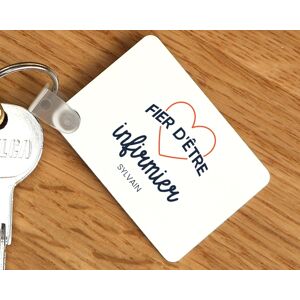 Cadeaux.com Porte-cles personnalisable - Fier d'etre infirmier