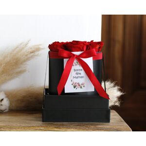 Cadeaux.com Boîte à roses éternelles personnalisée - Message