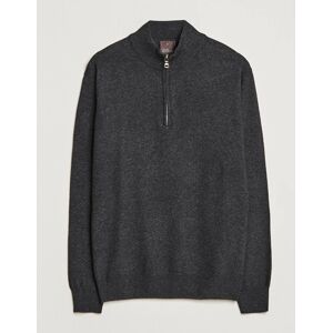 Oscar Jacobson Patton Wool Half-Zip Grey