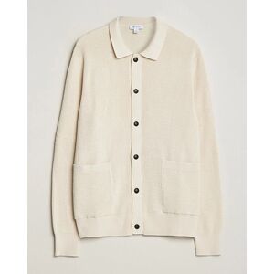 Waffle Stitch Jacket Ecru