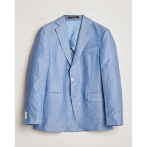 Oscar Jacobson Ferry Soft Linen Blazer Smog Blue