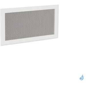 KEMP Grille rectangulaire KEMP Blanc ou Noir 345 x 195 mm avec précadre