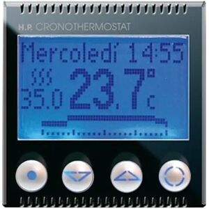 Ave Chrono thermostat avec hebdomadaire Ave Système de Vie de 44 rétro-éclairé 442CRT