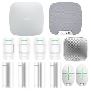 Ajax System Kit antivol Ajax Wireless avec centrale Hub 100 zones 2G blanc