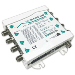 Fracarro Multiswitch Fracarro Adaptor SCD2 avec 4 entrées et 4 sorties 271169