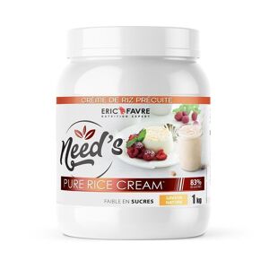 Need's Pure Rice Cream - Creme de riz Cooking - Neutre - 1kg - Eric Favre Gris XXL