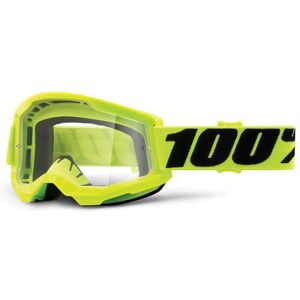 100% Masque 100% Strata 2 enfant jaune fluo écran clair