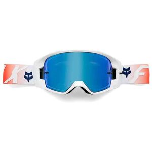 FOX Racing Masque Fox VUE Edition Limitée RYVR White Navy écran bleu miroir 2023