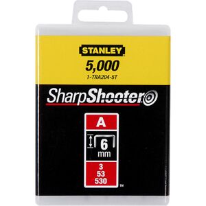 Stanley 1-TRA204-5T Agrafes 6mm Type A - 5000 pieces