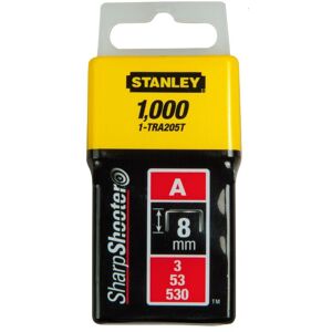 Stanley 1-TRA205T, 8mm/5/16&quot; Agrafes Type A 5/53/530 - 1000 pieces
