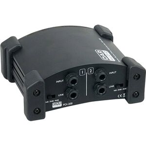 DAP-Audio PDI-200 Boîte d’injection directe passive stéréo - Boîtes de direct