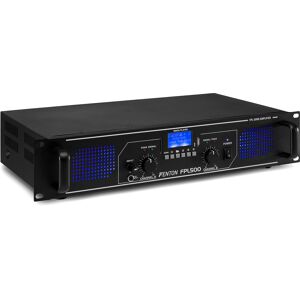 Fenton FPL500 Amplificateur numérique LED bleu + EQ - Amplificateurs de puissance bicanaux