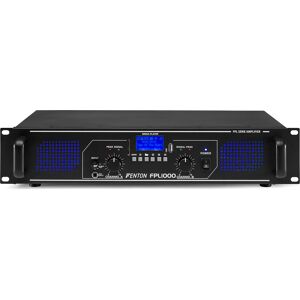 Fenton FPL1000 Amplificateur numérique LED bleu + EQ - Amplificateurs de puissance bicanaux