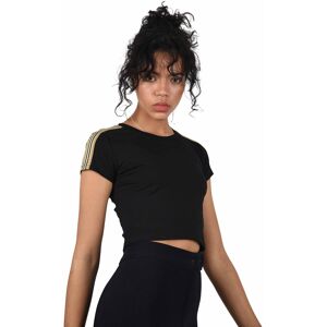 Project X Paris Crop top bandes équestres - Couleur - Noir, Taille - L