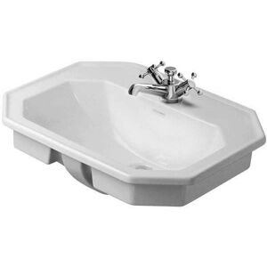 Duravit série 1930 0476580000 trou pour 2000 match1, montage par le haut, blanc