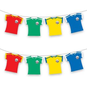 GUIRLANDE MAILLOTS FOOTBALL - 30x25CM - 5M