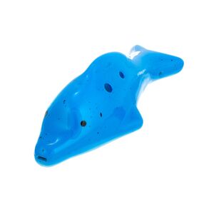 Thomann Ocarina 4H G Sopran Dolphin BL Bleu