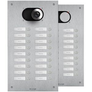 Comelit Façade Switch Inox 18 Boutons - 2 Colonnes - Comelit Ix0218